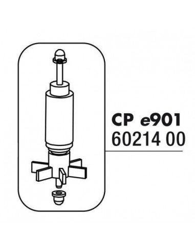 JBL CP e901 rotor+eixo+rolamento borracha - 2102760