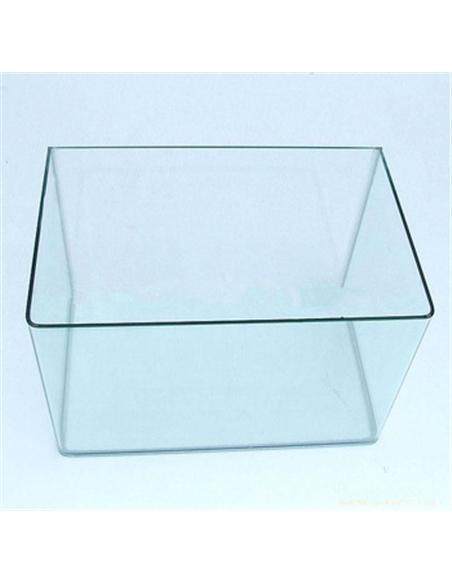 Aquário cantos redondos 45x28x30 float c/Tampa - 2104515