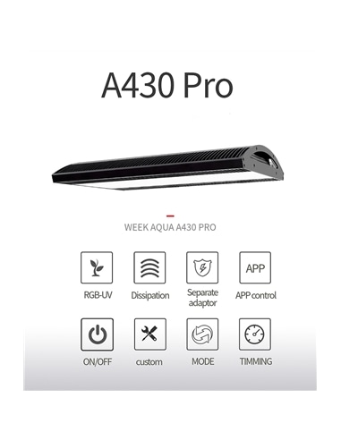 Weekaqua A430 PRO 120W , 140 Leds, 43cms #1 - 2105045