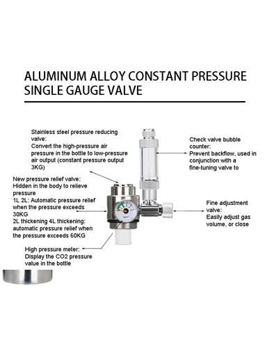 Kit Gerador de CO2 com Garrafa de Aço Inox - 2105545