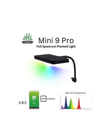 WEEK AQUA MINI 9 PRO RGB+UVA Aquarium Lightning - 2105667