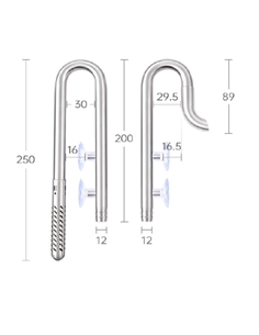 Kit Lily Pipe Inox, entrada 12 mm / saída, 12 mm - 2105790