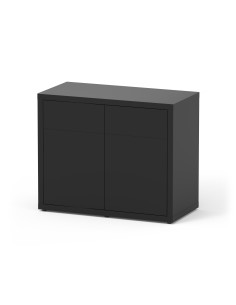 Móvel Aquatlantis Sublime 100x50x83 c/portas Preto Brilhante - 2105658