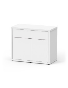 Móvel Aquatlantis Sublime 100x50x83 c/portas Branco Brilhant