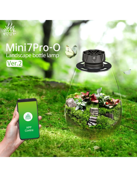 Wabi Kusa WEEK AQUA Mini7Pro-O LED Microlandscape - 6