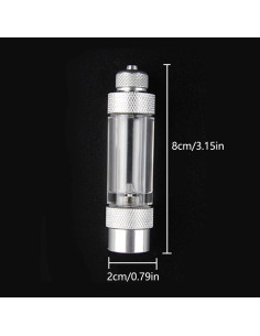 Conta bolhas Plástico com valvula Anti retorno incluida - 1 2