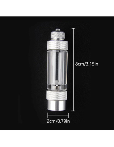 Conta bolhas Plástico com valvula Anti retorno incluida - 2