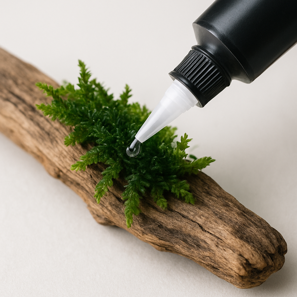 Acessórios para fixar plantas: colas e epóxys